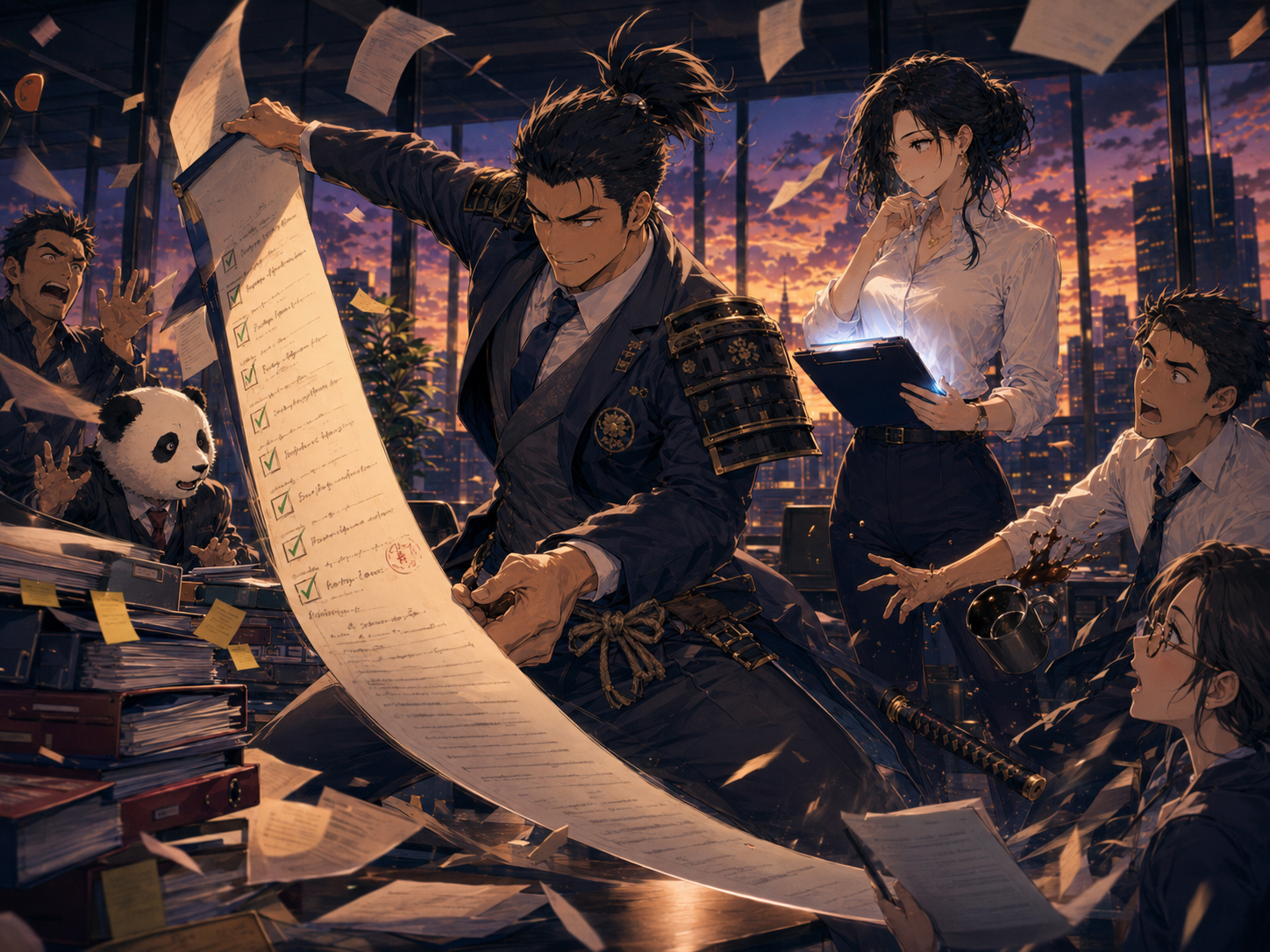 Compliance Samurai restores order with a policy scroll