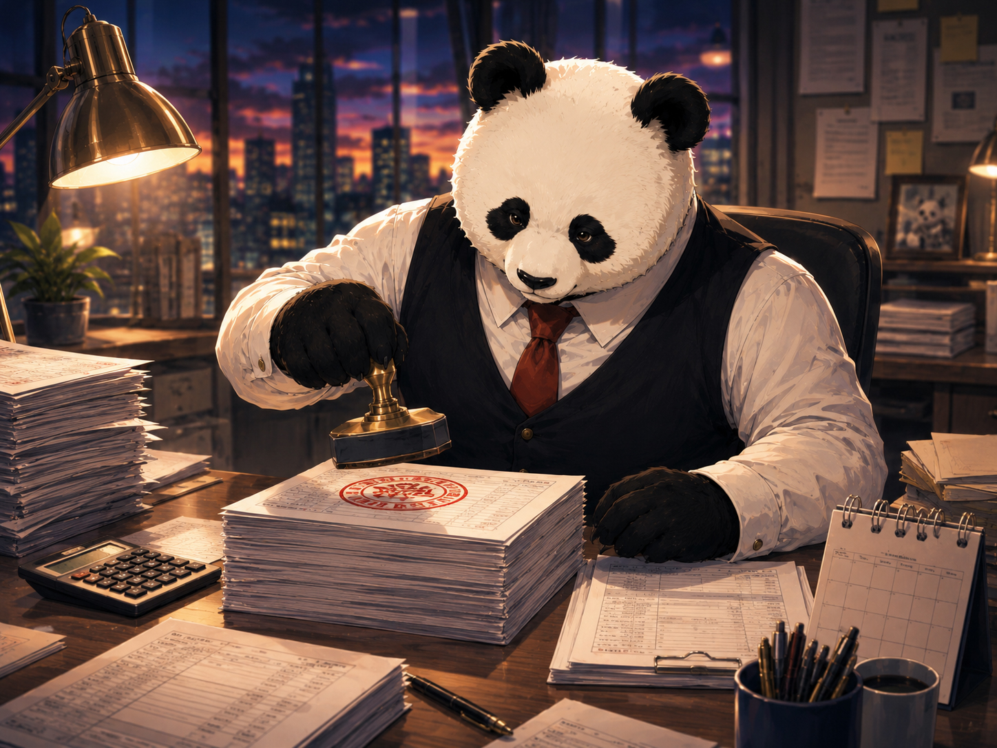 Payroll Panda stamping timesheets