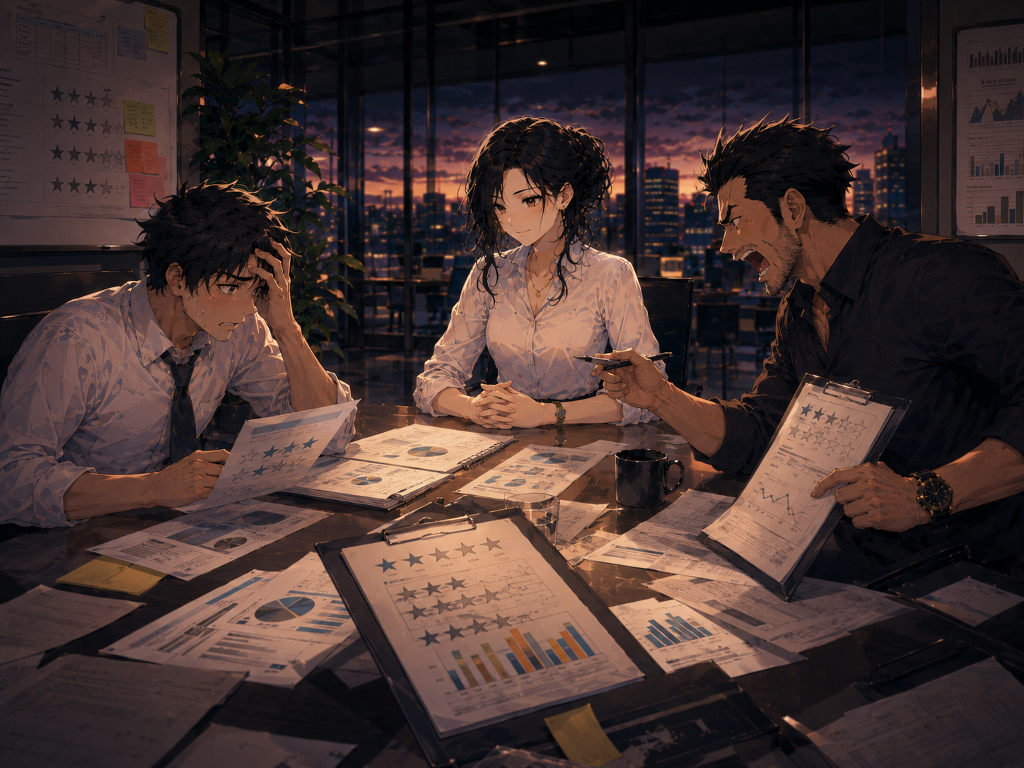 Performance review scorecard drama